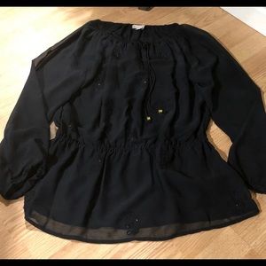 Michael kors - size ten black lace top beautiful